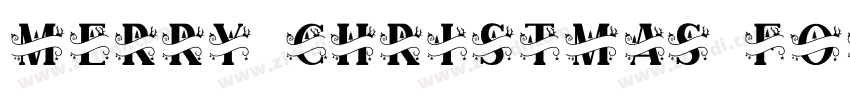 Merry Christmas Font字体转换 Merry Christmas Font字体转换